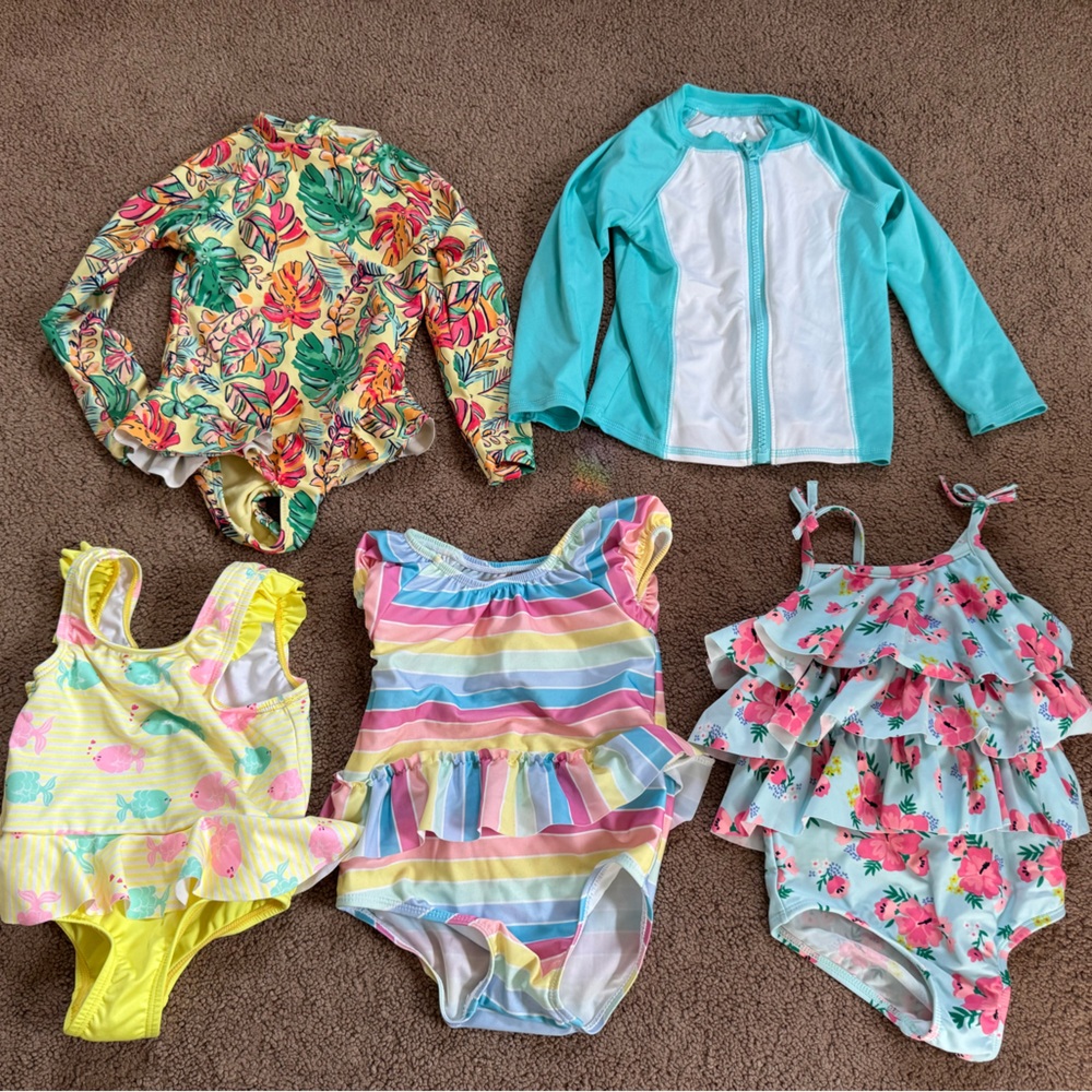 Colorful Kids Swimwear Set Lot